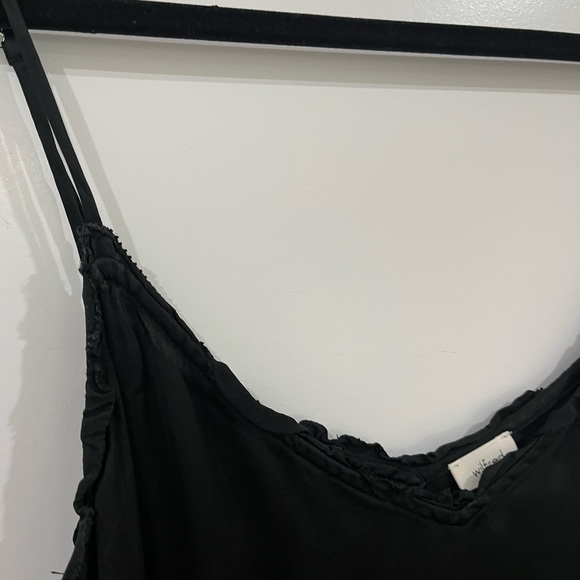 Aritzia Wilfred Mille Black Silk Dress Size 6 - Picture 3 of 5